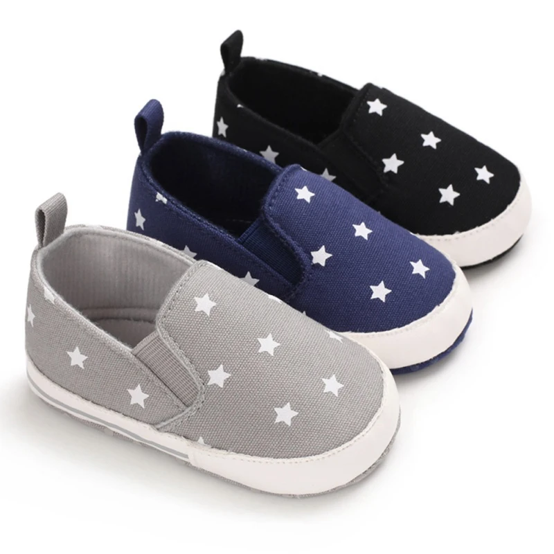

Newborn Baby Cute Boys Girls Canvas Star First Walkers Soft Sole Shoes Baby Girl Shoes Toddler Shoes Infant Girl Shoes