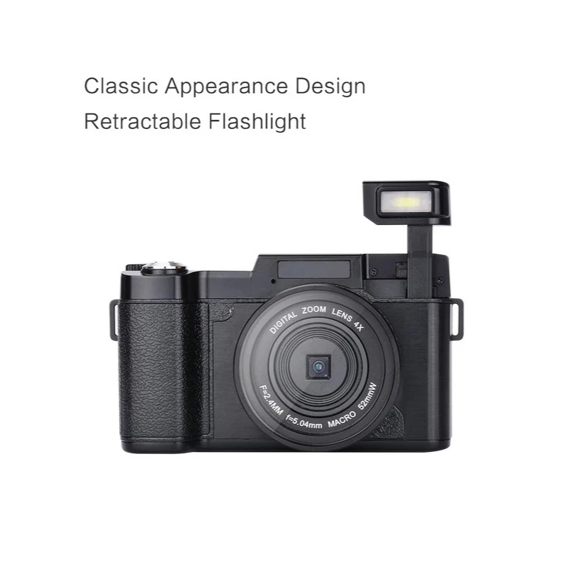2022 ELRRICH 24MP HD Half-DSLR профессиональная цифровая камера s с 4-х телеобъективом рыбий