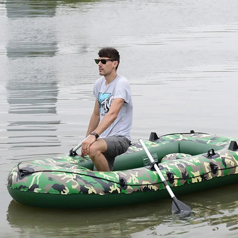 2/3 People Thickening Inflatable Fishing Boat Canoe with Rafting Aceessories Air Pump Mooring Rope 2 Paddles Kayak Surfing | Спорт и