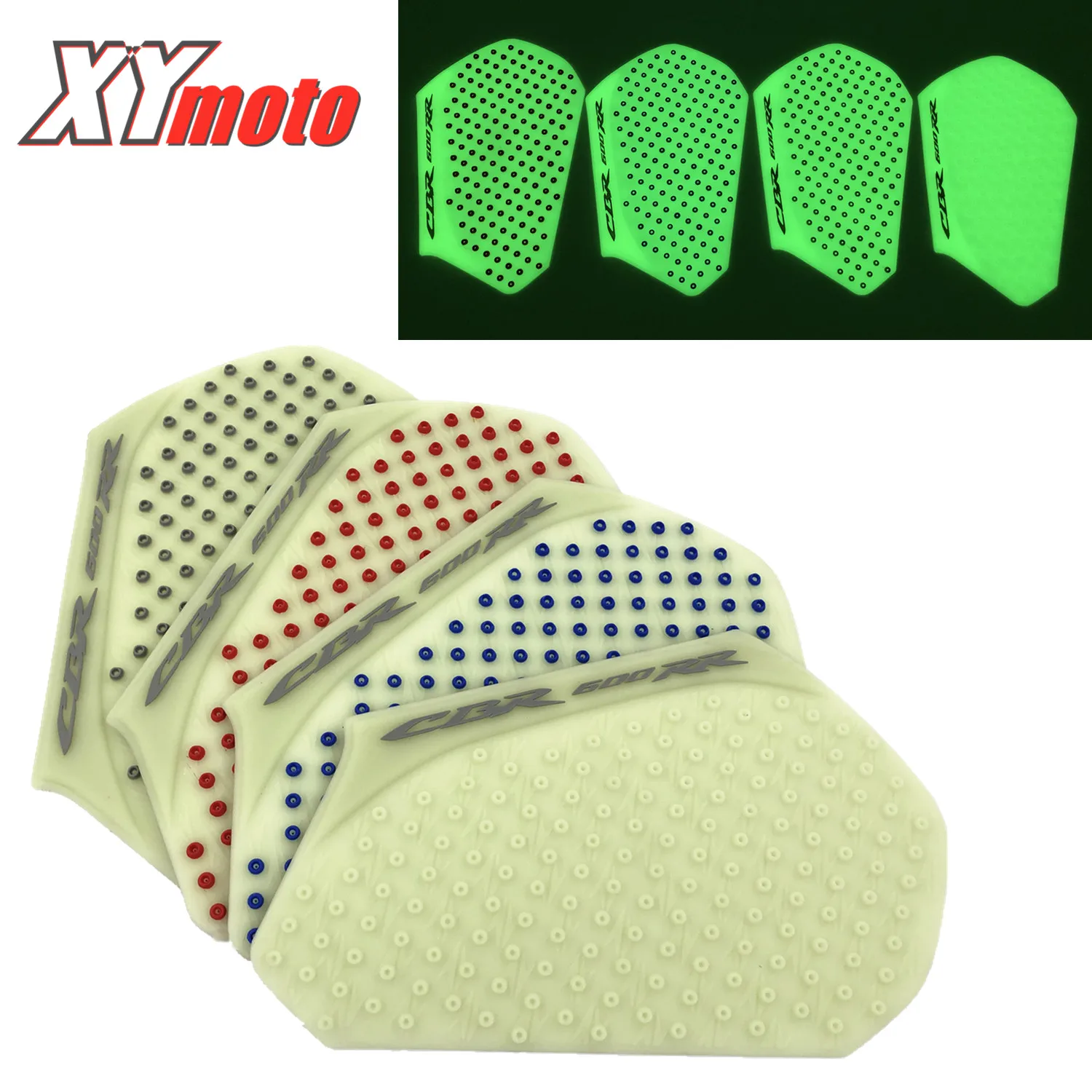 

Motorcycle Tank Grips Pad Protector Sticker For Honda CBR600RR 2013-2018 Anti slip Gas Knee Grip 3M Decal Fluorescence Luminous