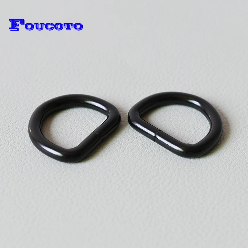 

Dee Rings For 20mm Webbing DIY for Dog Collar Needlework Luggage Sewing handmade manual buttons D Ring Buckle diy accessories