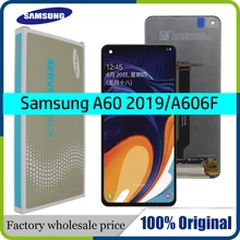 6,3 ''ЖК-дисплей для samsung galaxy A60 A606F/DS A6060 A606FD кодирующий преобразователь сенсорного экрана в сборе+ сервисная посылка