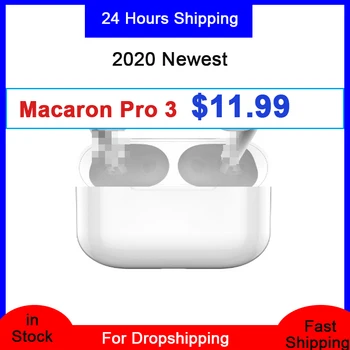 

Newest Macaron Aire 3 Pro Wireless Bluetooth Earphones Rename Wireless Stereo Earbuds PK i12 i90000 Pro Blackpods i500 TWS