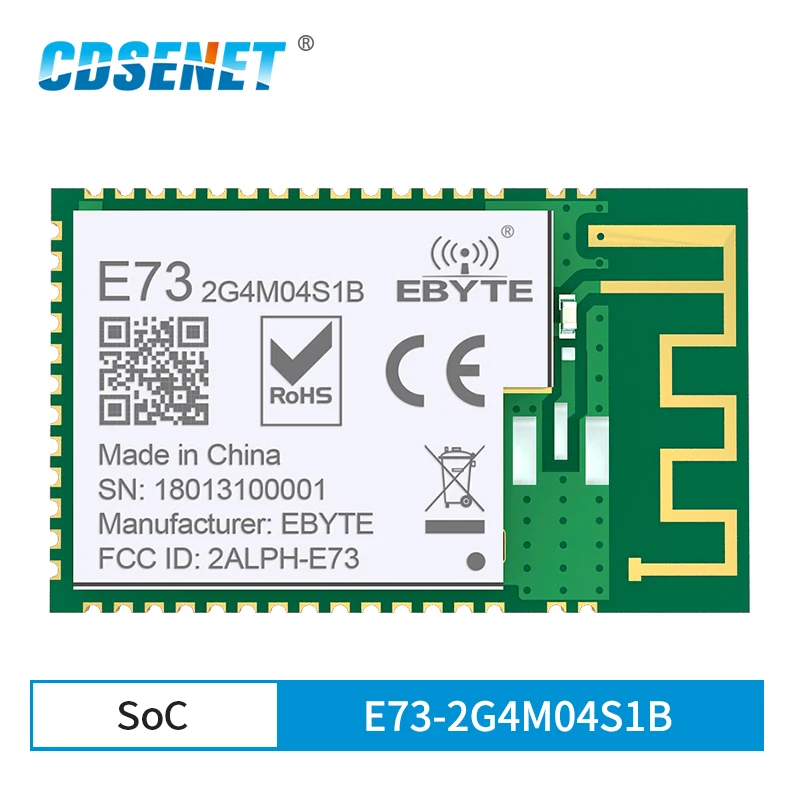 Приемопередатчик nRF52832 2 4 ГГц беспроводной радиочастотный модуль CDSENET E73 2G4M04S1B SMD Ble