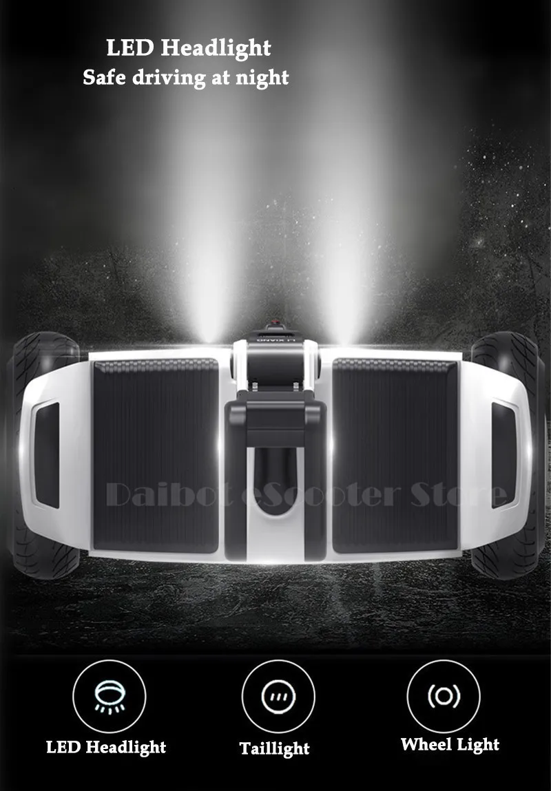 Daibot Portable Electric Scooter Self Balancing Scooters 10 Inch Off Road 250W2 36V Hoverboard For Kids APPBluetooth Speaker   (11)