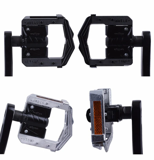 Pedali Leggeri In Alluminio Pedali Bici Pieghevoli MTB Con Strisce Riflettenti - Leggeri, Compatti E Antiscivolo Per Biciclette Da Corsa E City Bike Pedali Bici Amazon
