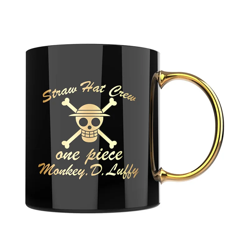 

Anime ONE PIECE Hobby Water Cup Monkey D. Luffy Mug Choba Coffee Hot Stamping Ceramic Cup