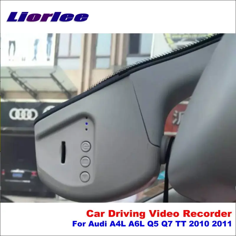 Для Audi A4L A6L Q5 Q7 TT 2010 2011 Автомобильный видеорегистратор для вождения передний