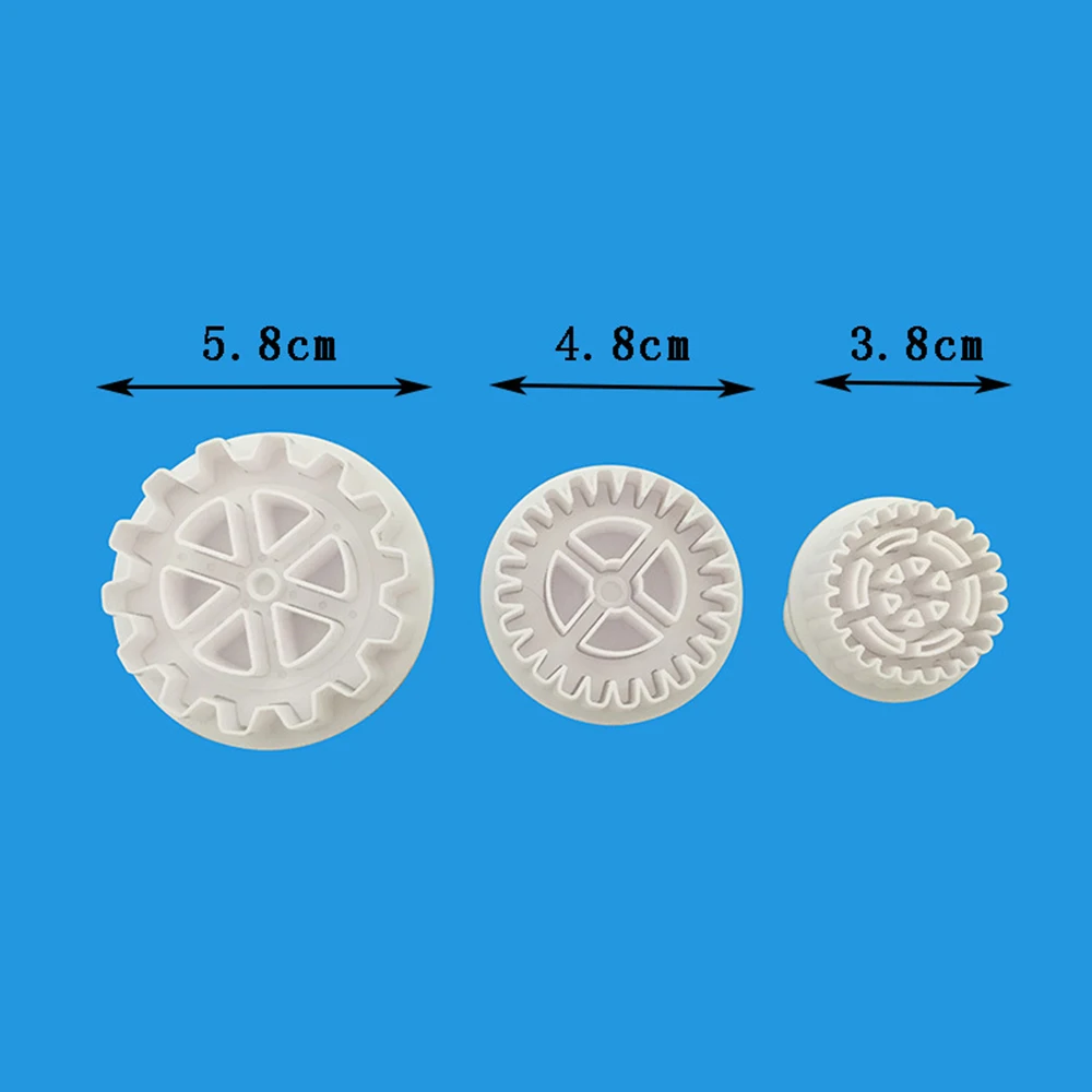 Popular Biscuit Mold Gearwheel/letters/numbers/circle frame cake mold For baby birthday cake decorating fondant cutter - Цвет: a