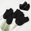 5 Pairs/lot 1 to 12 Years Summer Solid White Cotton Socks For Children Socks Spring No-show Low Cut Socks Boys Girls Boat Socks 3