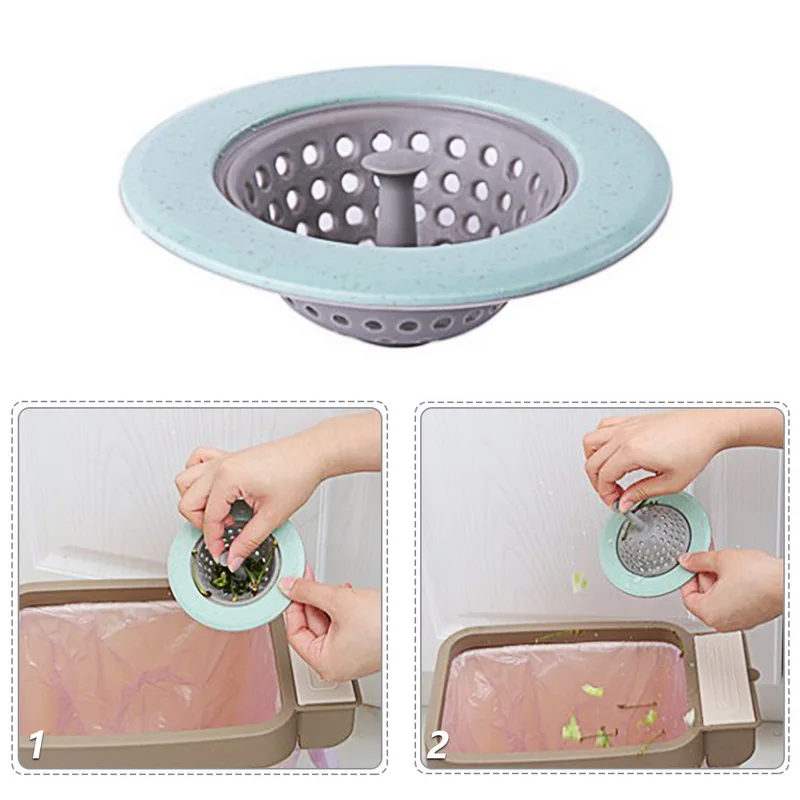 

Silicone Bathroom Anti-blocking Tools Kitchen Suckers Kitchen Sink Drain Round Floor Plug Water Filter Drain Cover