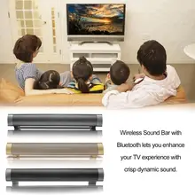 Беспроводной динамик стерео Саундбар портативный Громкая связь вызов музыкальный плеер Домашний кинотеатр динамик для ПК планшет