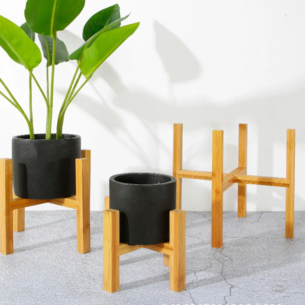 Free-Standing-Bonsai-Holder-Home-Balcony-Bamboo-Wood-Flower-Pot-Holder-with-Foot-Pad-Smooth-Surface (3)