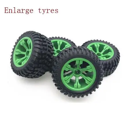 Enlarge tyres
