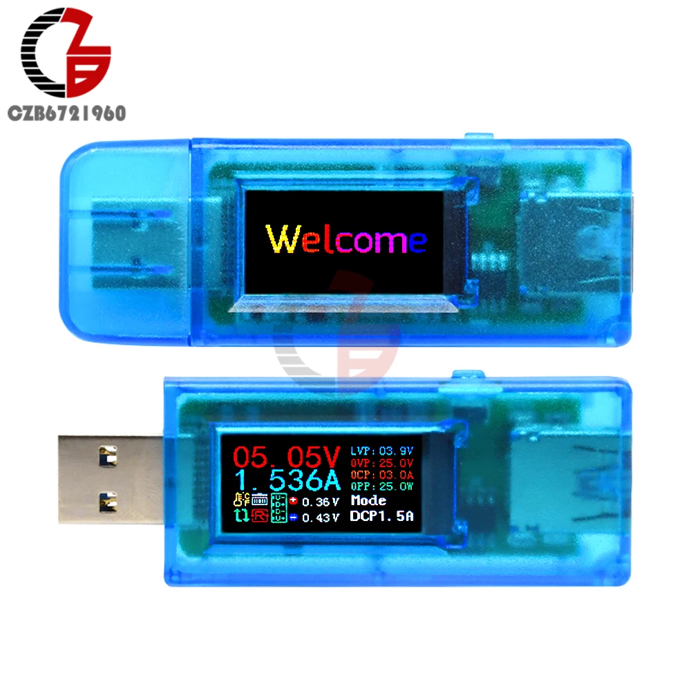 Цифровой вольтметр амперметр USB-тестер 4-25 В постоянного тока быстрая зарядка |