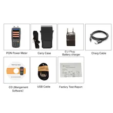 PON оптический измеритель мощности с 1 мВт VFL Визуальный дефектоскоп Высокая точность 1310/1490/1550nm волокно тестер TM70B-OV1