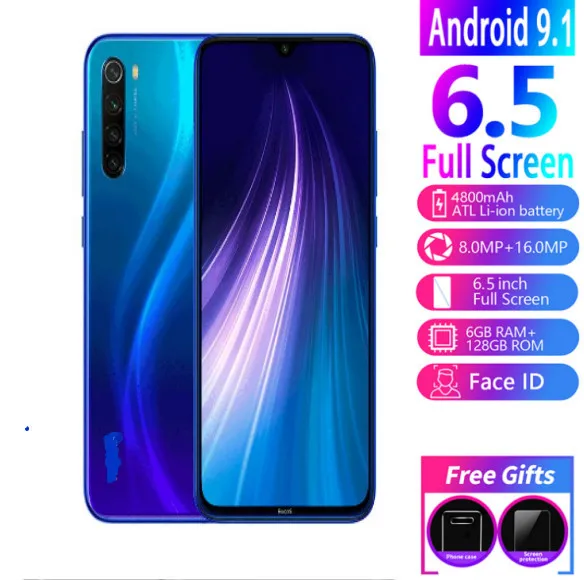 

New Style Made in China Smartphone Note10 + Large Screen 6.5-Inch Unicom 3G Android Low Price