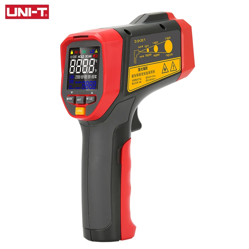 UNI-T UT301A UT302A UT303A UT301C UT302C UT303C UT301D UT302D UT303D Non-Contact Industry Thermometer Infrared Digital Thermometer(UT3013D UNI-T UT301A UT302A UT303A UT301C UT302C UT303C UT301D UT302D UT303D Non-Contact Industry Thermometer Infrared Digital Thermometer(UT3013D