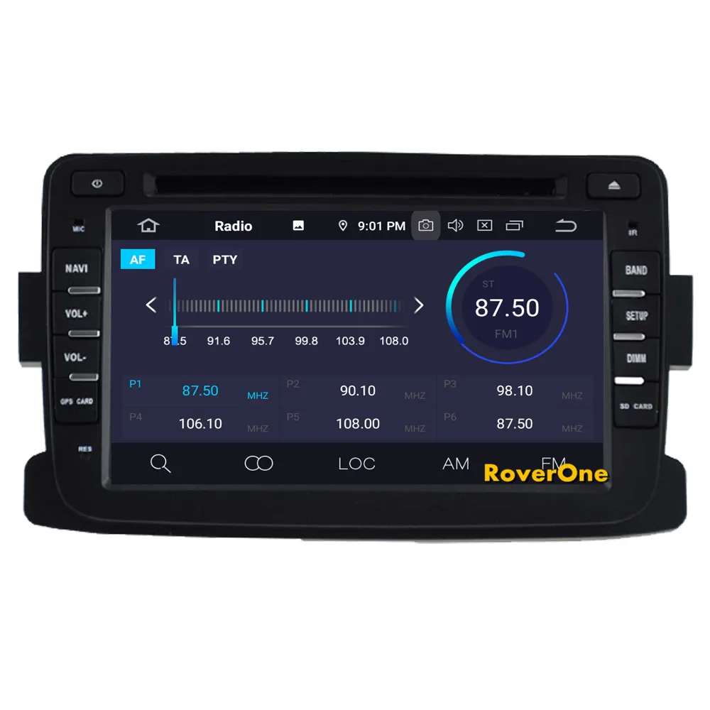 Sale RoverOne For Renault Duster Logan Dacia Dokker Android 9.0 4G+64G Autoradio Bluetooth GPS DVD Stereo Media Multimedia System 7