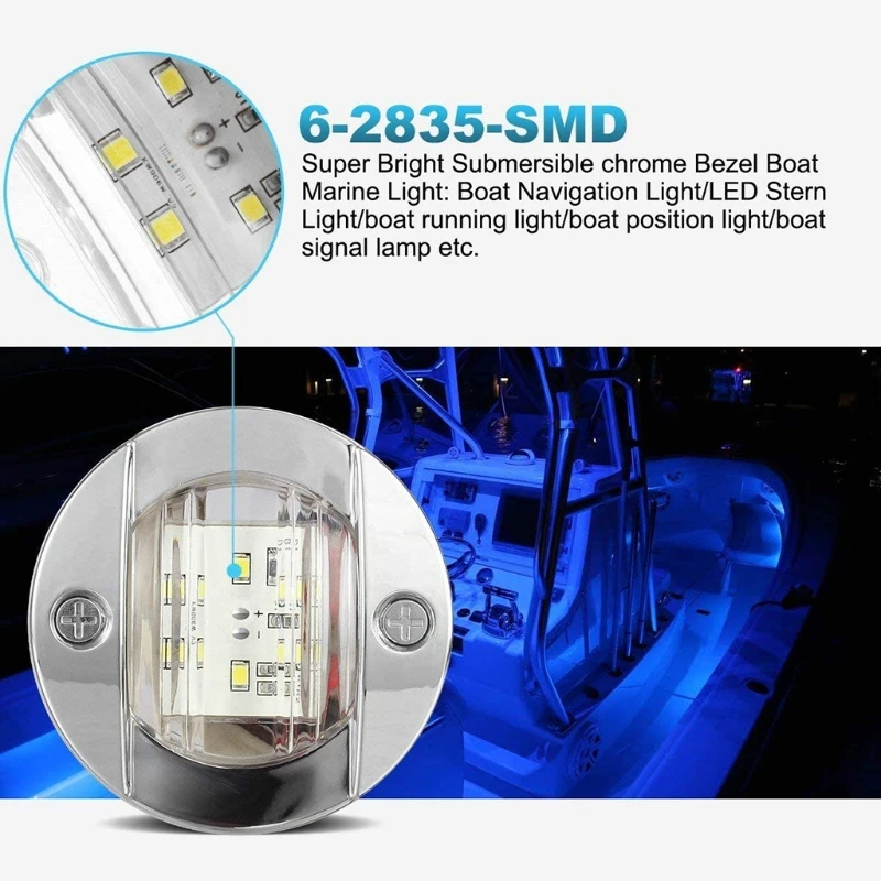 1 Pc 12/24V ؾ Ʈ Ʈ Transom LED  Ʈ /ȭƮ  ĳ ũ Ƿ Ʈ   LED Ʈ