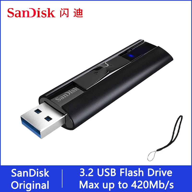 Sandisk 3.2 Usb Flash Drive 512gb 256gb 128gb High Speed Max 420m Pendrive  128gb 256gb Pen Drive Usb Stick Disk On Key Memory - Usb Flash Drives -  AliExpress