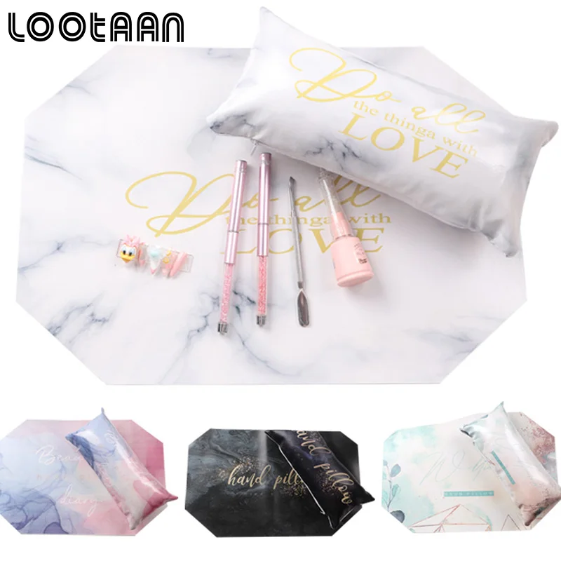 Nail Hand Pillow Foldable Washable Cushion Hand Holder Pillow Nail Art