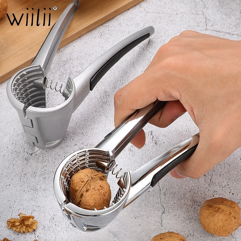 

Wiilii Funnel-shaped Nut Cracker Pecan Walnut Plier Opener Tool Nutcracker Pecan Filbert Nut Hazelnut Sheller Kitchen Tool