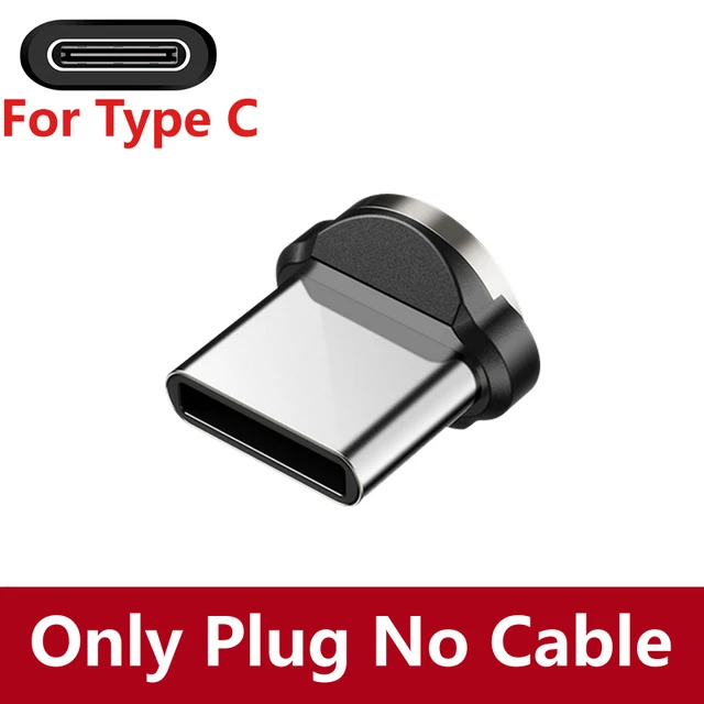 AUFU LED Flowing Light Charging Magnetic USB Cord Glow Type C Cable Magnetic Cable Micro Charger Cable for iPhone Huawei Samsung Only Plug Type C
