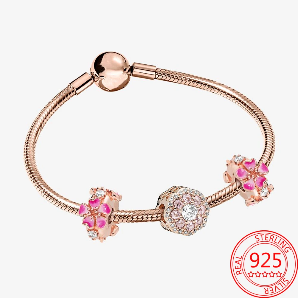 Romantic 925 Sterling Silver Bright 