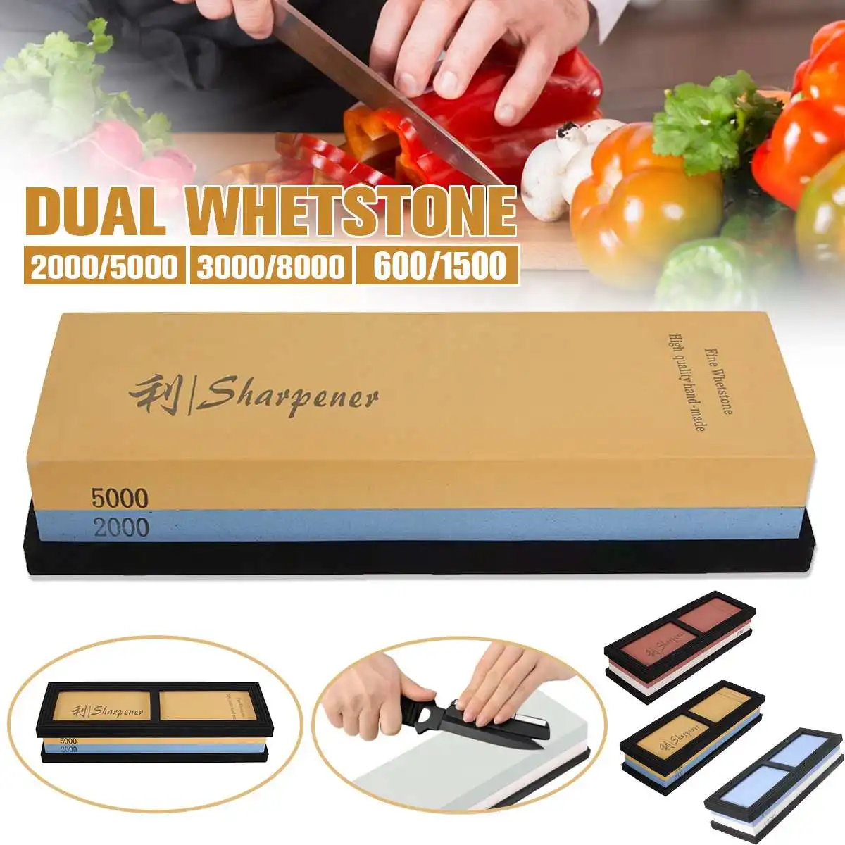 

240-8000Grit Sharpening Stone For Kitchen Knife Sharpeners Sharpening Whetstone Tool Professional Sharpener Stones Water Stone
