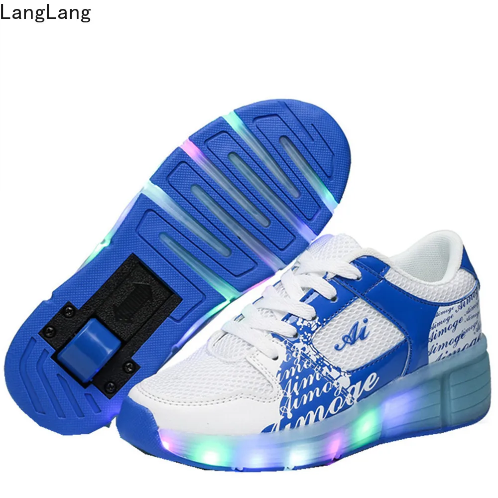 Детские кроссовки Heelys Jazzy со светодиодсветильник кой для девочек и мальчиков