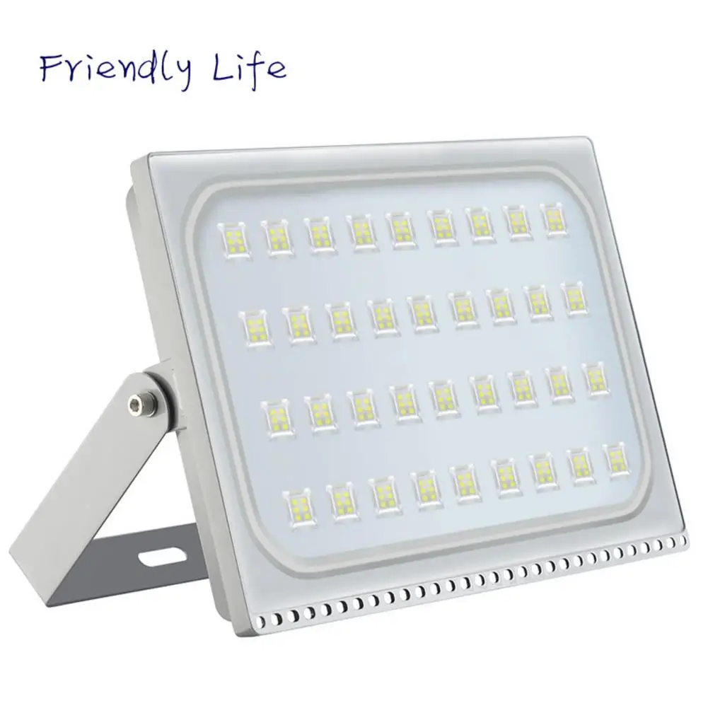 

200W 220V Ultrathin LED Flood Light Outdoor Warm White Garden Wall Lamp Floodlight LED Spotlight IP67 waterproof