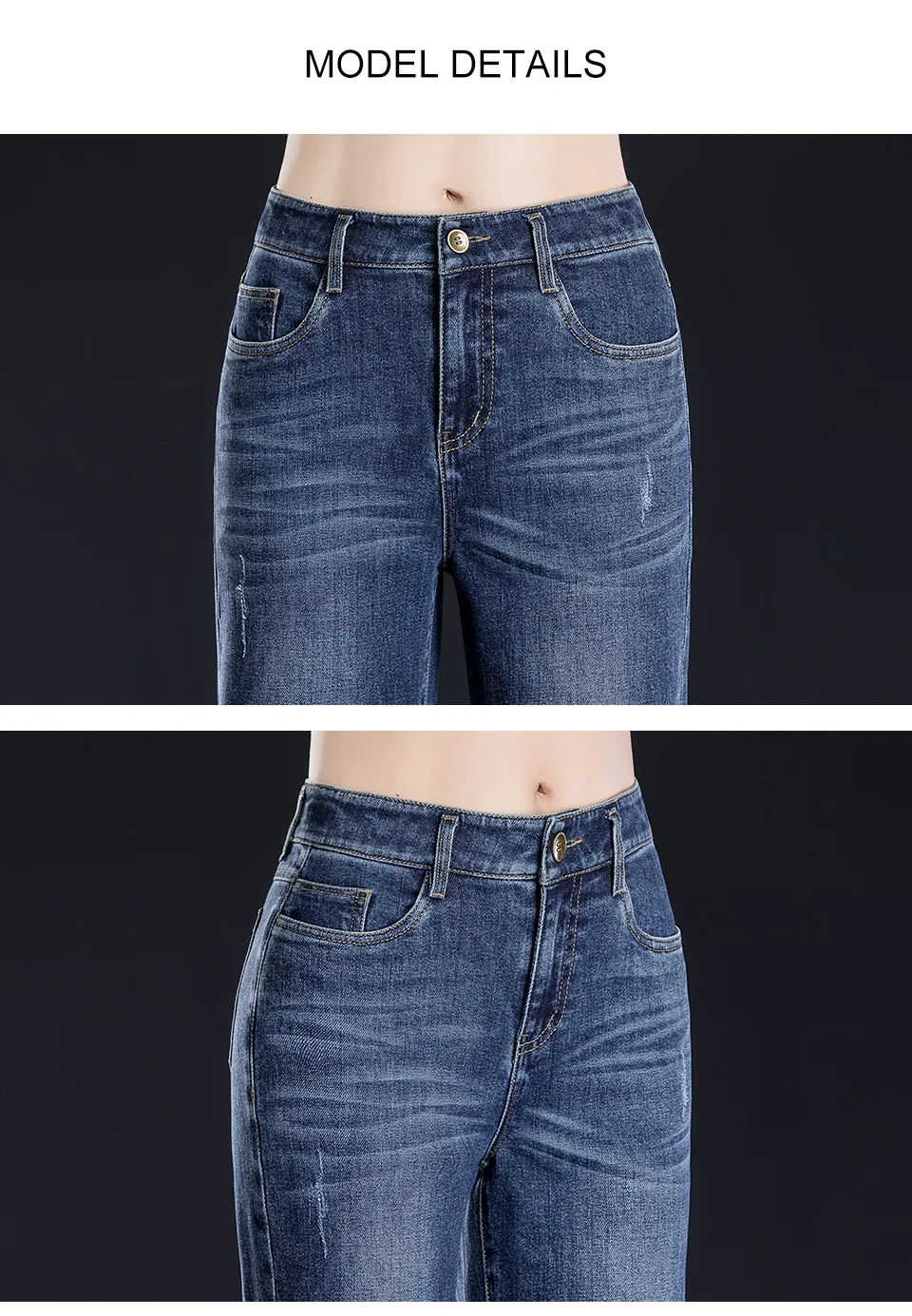Shangege, женские прямые широкие джинсы для мамы, классические, высокая талия, бойфренд, повседневные, длинные штаны, весна-осень размера плюс, mujer