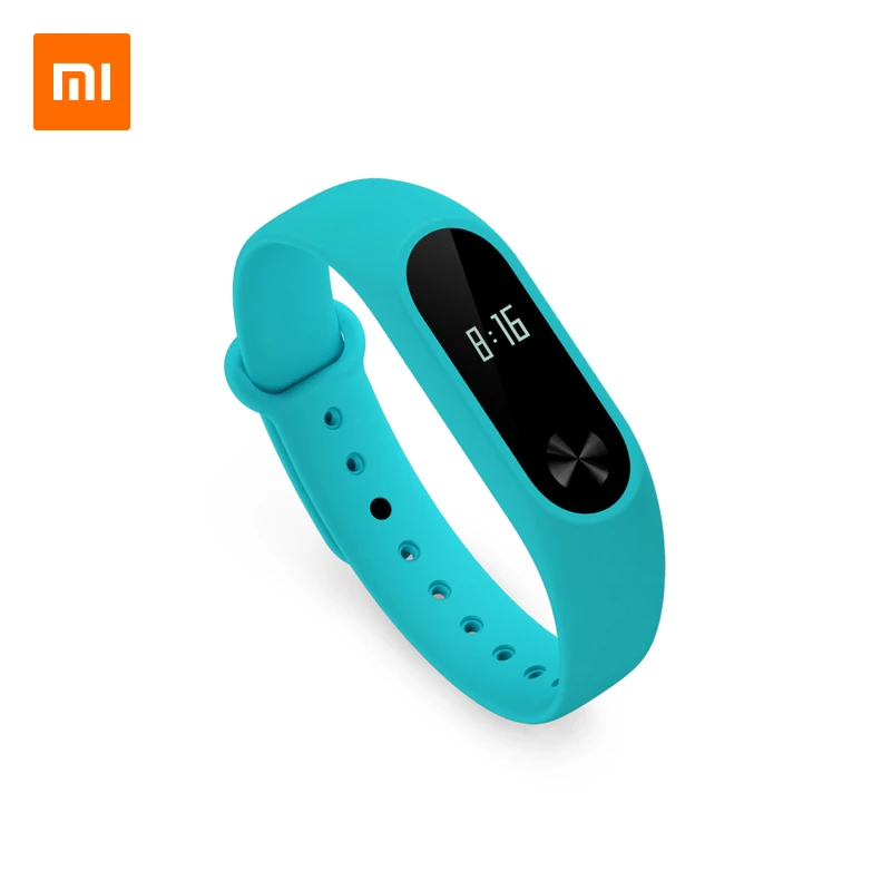 Оригинальный ремешок на запястье Xiaomi Mi Band 2 черный зеленый сменный силиконовый