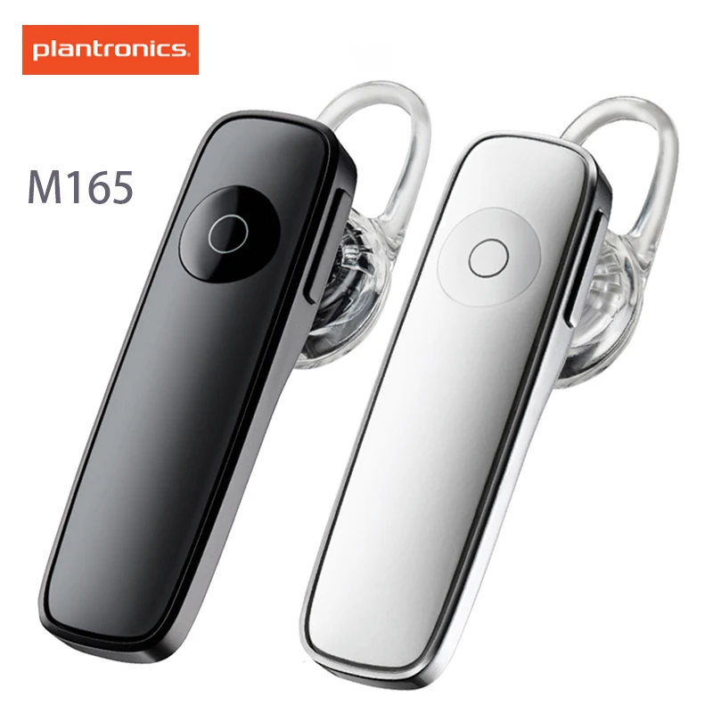 Plantronics (Plantronics) M165 Fashion Business Single Ear Bluetooth Headset Universal Earhook Black and White