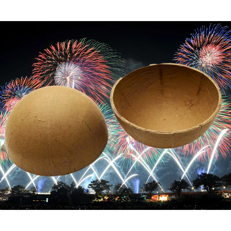 60 stücke Display Shell Material 3 zoll Papier Hemisphäre Shell Gehäuse ...