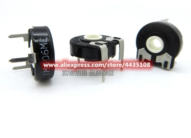 15pcs for PIHER Spain PT15GV15-105A PT15 1M Adjustable potentiometer / elliptical hole Horizontal adjustable resistance | Обустройство