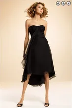

free shipping dinner dress 2013 New fashion Party Gown brides maid dress formales short royal black beaded Bridesmaid Dresses