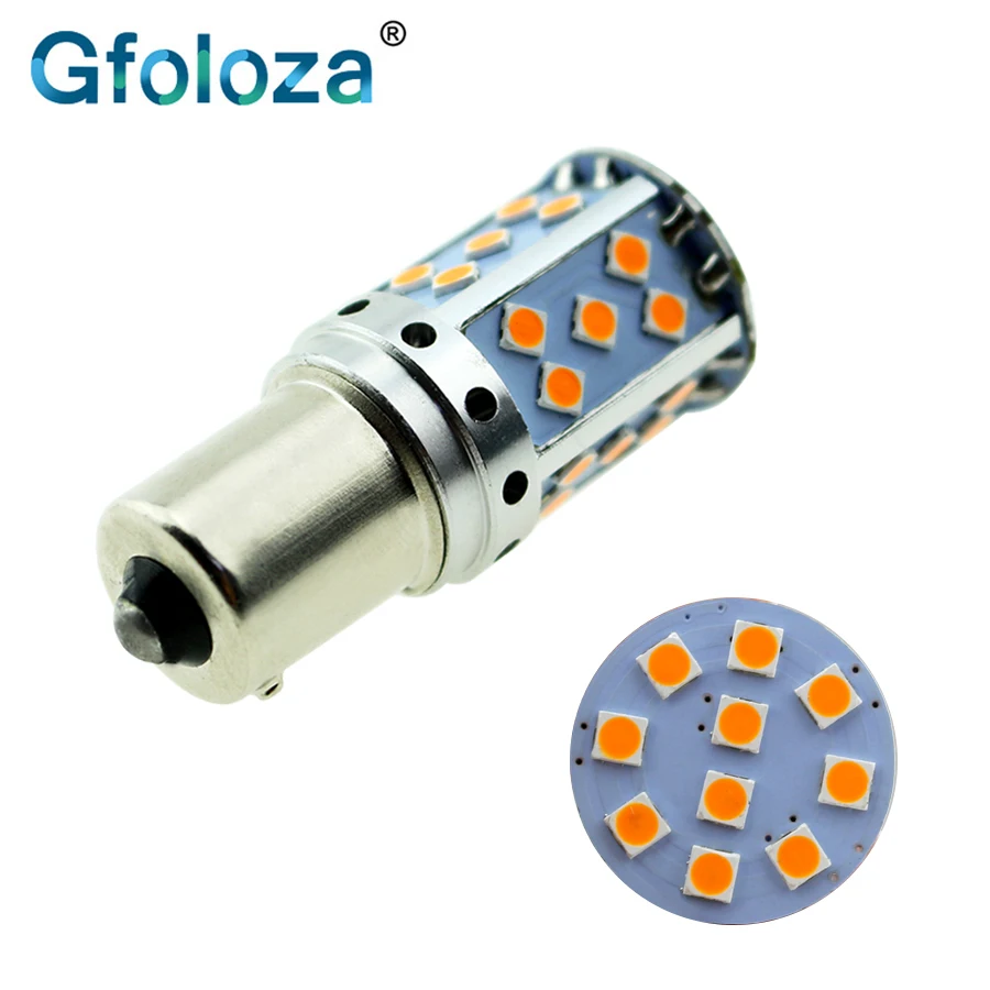 Gfoloza-1156-LED-No-Hyper-Flash-Bulb-PY21W-BAU15S-Car-Turn-Signal-Light-Canbus-No-Error
