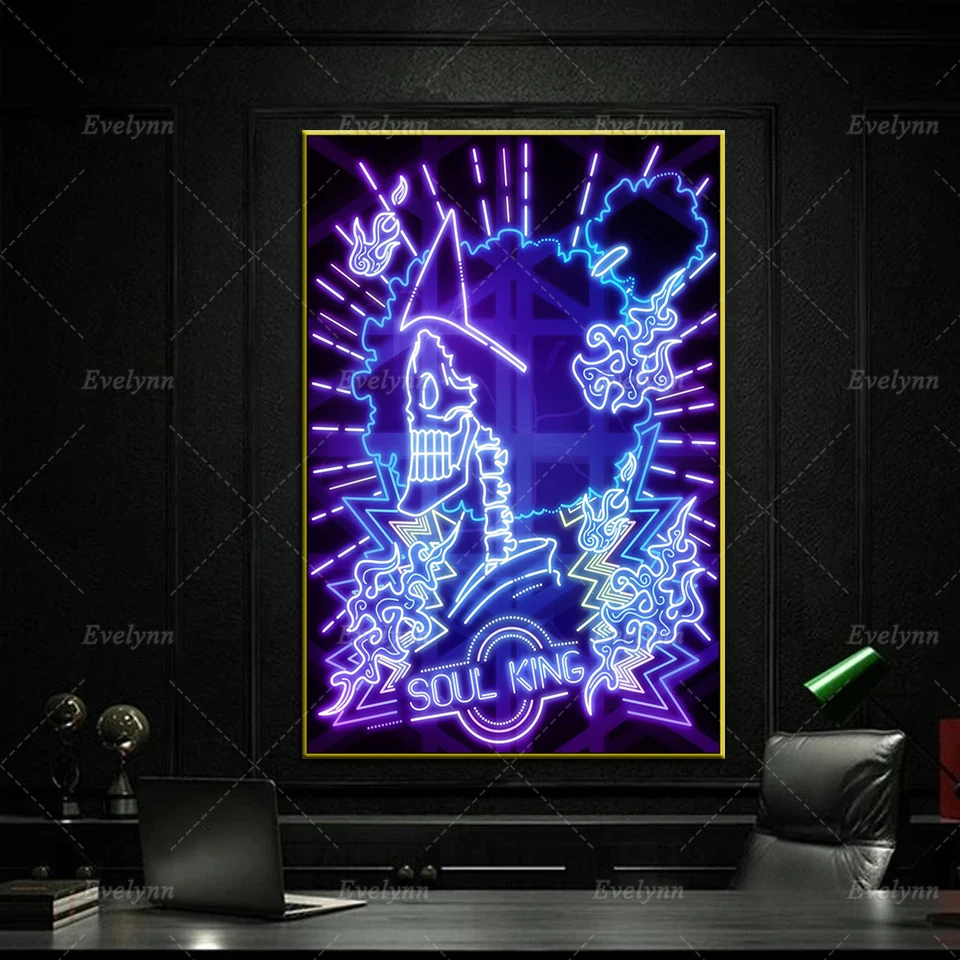 Anime One Piece Soul King Canvas Poster Modern Living Room Wall Art Decor Prints Painting Nordic Family Room Decor Pictures Gift Painting Calligraphy Aliexpress