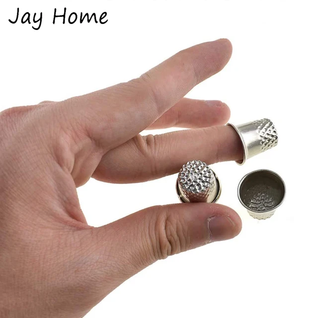 Ditali Per Cucito A Mano - 5 Pezzi Metallici Regolabili, Per Ricamo E Trapuntatura