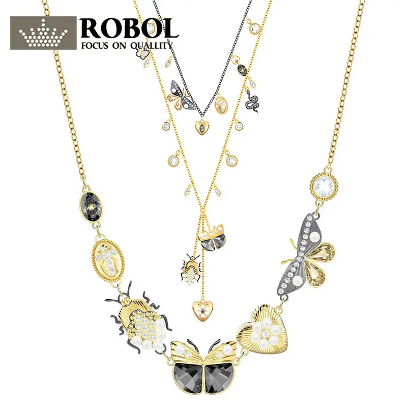 

RLLEN 2018 New MAGNETIC Explore The Mysterious Mysterious Secret Of Fairy Stack Design Female Necklace Fashion Jewelry