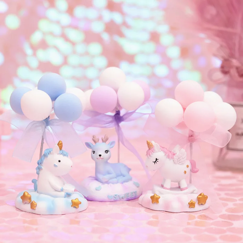 

All the Way to Have You Car Decoration GIRL'S Heart Advertising Balloon Dashboard Decorations Car Cute Cake Decoration