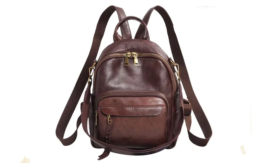 Best Price Винтажный женский маленький рюкзак из коровьей кожи, школьные сумки для подростков, высокое качество Best Price Винтажный женский маленький рюкзак из коровьей кожи, школьные сумки для подростков, высокое качество