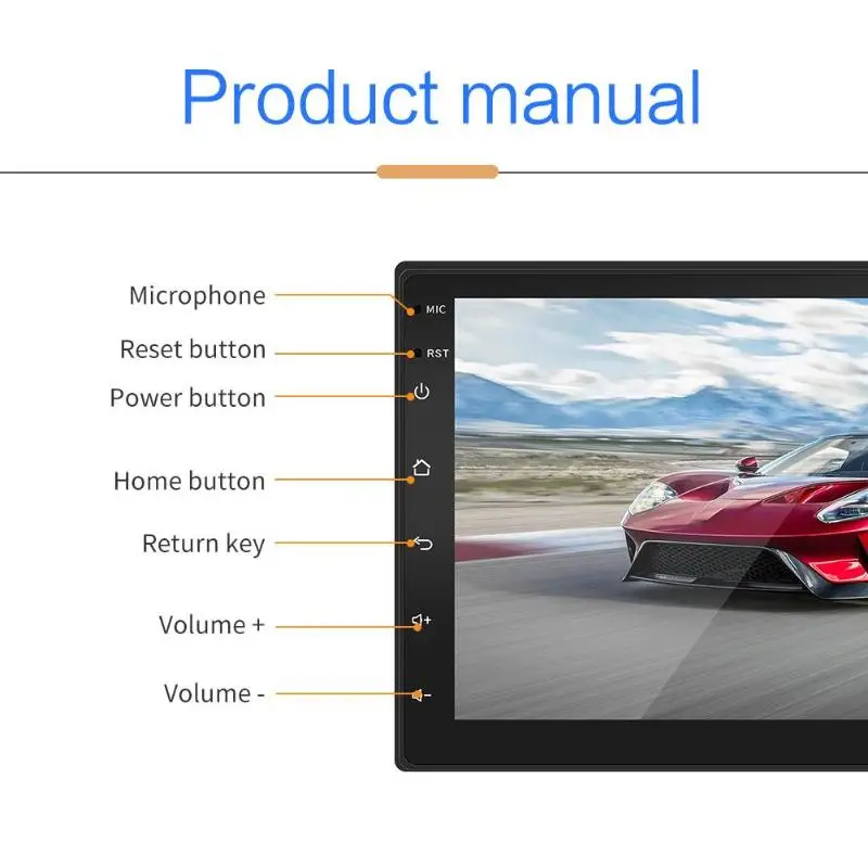 Android 8,1 автомобильный стерео gps навигация WiFi BT радио с дисплеем скорости чтение u-диск аудио видео изображение AUX Функция