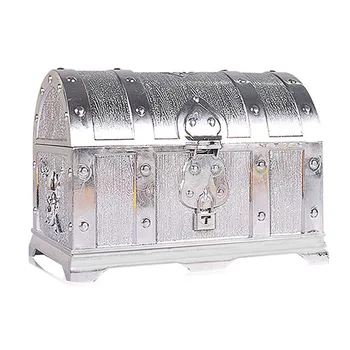 

Retro Treasure Chest Box Children Game Toy Props Birthday Special Event Party Display Storing Coins Crafts Gift Boxes