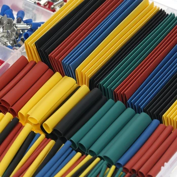 

678PCS Car Cable Wire Electrical Set 350PCS Terminals Connectors +328PCS 2:1 Shrinkable Tube Halogen-Free Heat Shrink Tube +Box