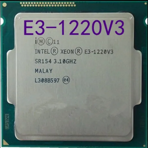 

Intel Xeon E3-1220 V3 E3 1220 V3 3.1GHz 8MB 4 Core SR154 LGA1150 CPU Processor