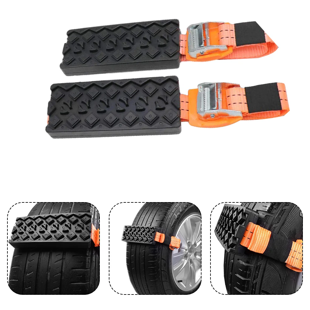 2 Pcs high quality Tire Wheel Chain Emergency Snow Chains For Ice/Snow/Mud/Sand Road Safe For Driving Truck SUV Car Accessories