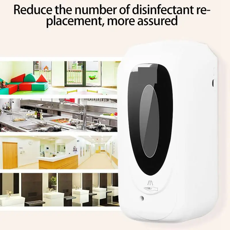 

Touchless Automatic Induction Hand Disinfection Machine Wall Mount Sterilizer Alcohol Spray Sterilizer For Hospital School Home